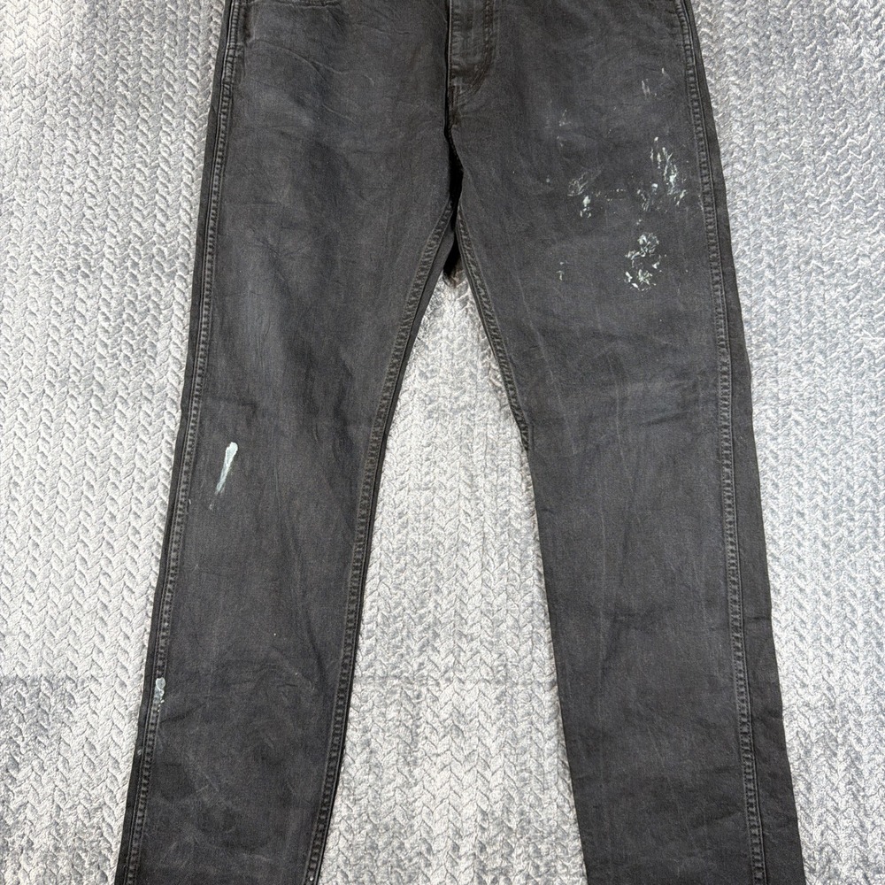 Levi's 508 Men Jeans 34X34 Black Denim‎ Tapered